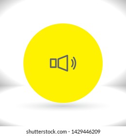 sound Vector icon . Lorem Ipsum Illustration design