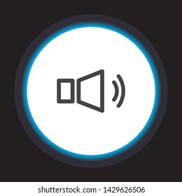 sound Vector icon . Lorem Ipsum Illustration design