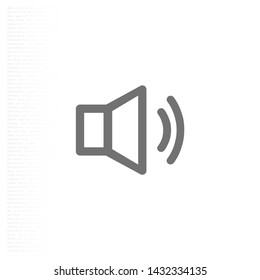 sound Vector icon . Lorem Ipsum Illustration design