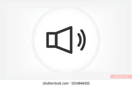 sound Vector icon . Lorem Ipsum Illustration design