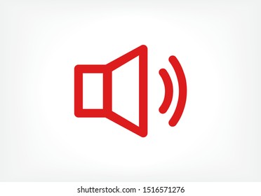 sound Vector icon . Lorem Ipsum Illustration design
