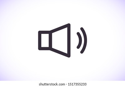 sound Vector icon . Lorem Ipsum Illustration design