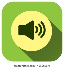 Sound vector icon, Megaphone symbol for your design, logo, application, UI, website
