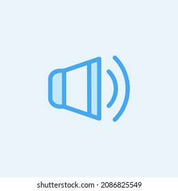 sound vector icon,  voice, volume symbol. Modern,simple flat vector illustration for web site or mobile app