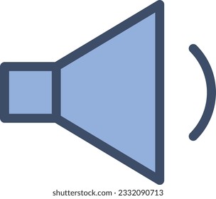 sound vector illustration isolated on a transparent background color vector icons for concept or web graphics.