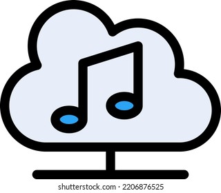 ilustración de sonido Vector en un fondo transparente.Símbolos de calidad premium.Iconos vectoriales de trazo para el diseño de concepto y gráfico.