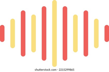 akustische Vektorgrafik auf transparentem Hintergrund. Hochwertige Symbole. Zeilenfarbige Vektorsymbole für Konzept und Grafikdesign. 
