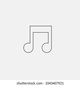 sound vector line icon