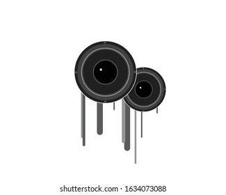 Sound vector logo design ilustration