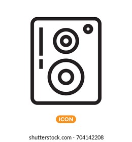 Sound Vector Symbol. Line style flat icon. Vector Icon