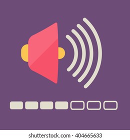sound velocity in vector flat design
