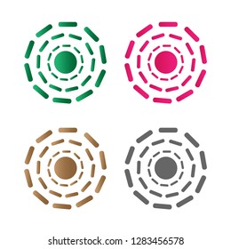 Sound Virus Logo Mark useful, editable. And printable Perfect for use in a wide range of new media templates: Web Marketing Agency, Social Media Services Showcase, Online Marketing Apps, and Web.