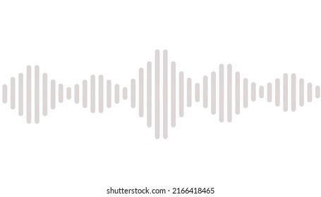 Sound voice amplitude. vector illustration