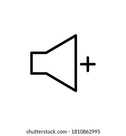 Icono de sonido, volumen, vector de audio