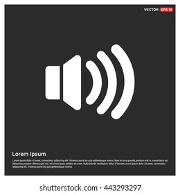 Sound volume icon