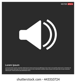 Sound volume icon