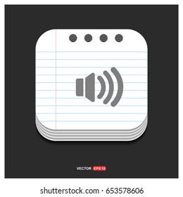 Sound volume icon 