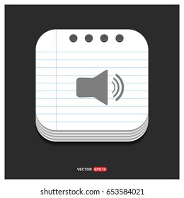 Sound volume icon 