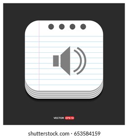 Sound volume icon 