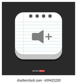 Sound volume icon 