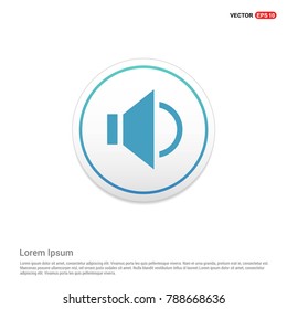 Sound volume icon Background icon template