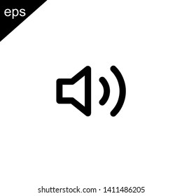 sound volume icon design vector symbol
