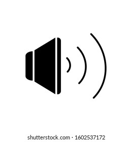 sound volume icon design vector template