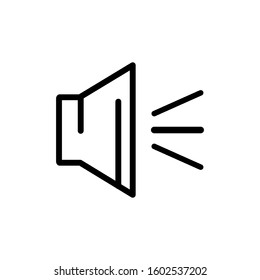sound volume icon design vector template