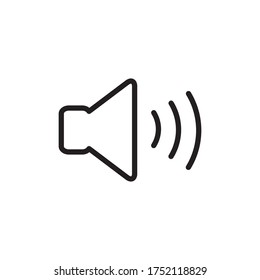 Sound Volume Icon Design Vector Template