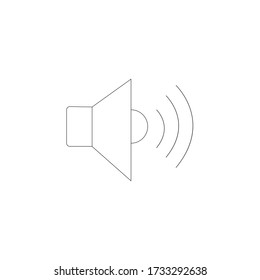 Sound volume icon Vector illustration.