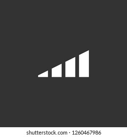 sound volume icon vector. sound volume sign on black background. sound volume icon for web and app