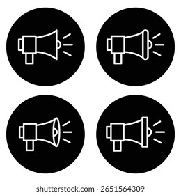 Sound volume icons set with different signal levels on white background. Аn icon that increases and reduces the sound. Sound icon, volume symbol, speaker sign, audio control. speaker silent, mute icon