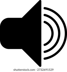 Iconos de volumen de sonido establecidos con diferentes niveles de señal sobre fondo blanco. Un icono que aumenta y reduce el sonido. Icono de sonido, símbolo de volumen, señal de altavoz, conjunto de iconos de control de audio. Vector eps10