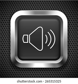 Sound Volume on Silver Square Buttons