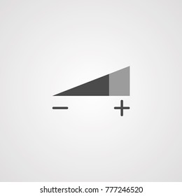 Sound volume vector icon