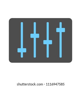 sound volume wave illustration - vector audio voice bar - frequency equalizer isolated