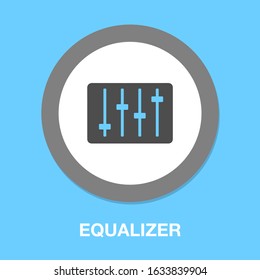 sound volume wave illustration - vector audio voice bar - frequency equalizer isolated