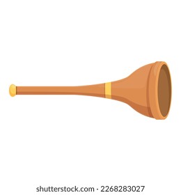 Sound vuvuzela icon cartoon vector. Soccer horn. Fan speaker