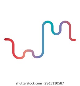 sound wave abstract logo design with a creative and modern concept. logo for business, music, tunes.