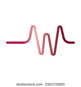 sound wave abstract logo design with a creative and modern concept. logo for business, music, tunes.