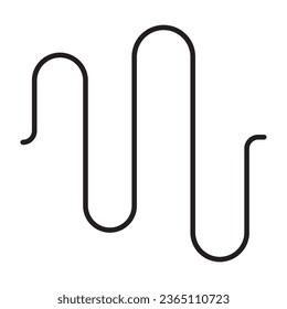 sound wave abstract logo design with a creative and modern concept. logo for business, music, tunes.