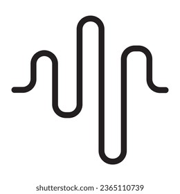 sound wave abstract logo design with a creative and modern concept. logo for business, music, tunes.