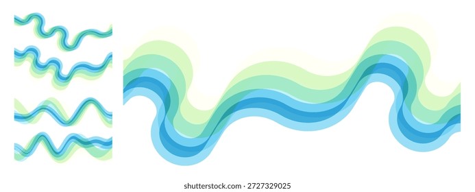 Una onda de sonido o señal de audio. Una escala de ecualizador para grabación o reproducción. Vector para folleto, Anuncio, portada, postal, flyer o presentación.
