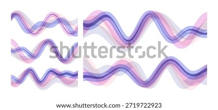 A sound wave or audio signal. An equalizer scale for recording or playback. Vector for brochure, banner, cover, postcard, flyer or presentation.