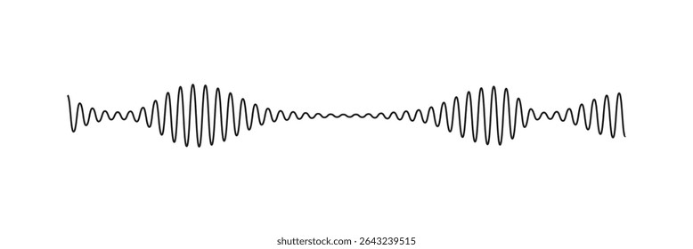 Sound wave audio vector radio player music track. Abstract, Amplifier, Audio Storage Media, Backgrounds