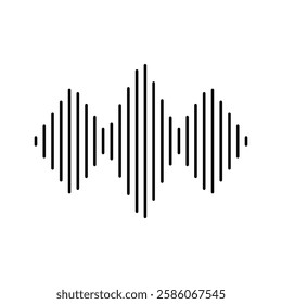 sound wave audio voice vector design template