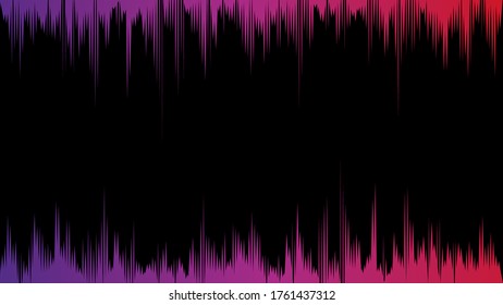 Fondo de onda de sonido. Ilustración del vector abstracto