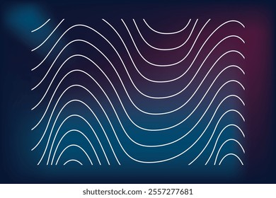 Sound wave background with gradient color