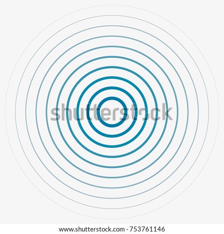 Sound wave background. Radio station signal. Vector illustration.