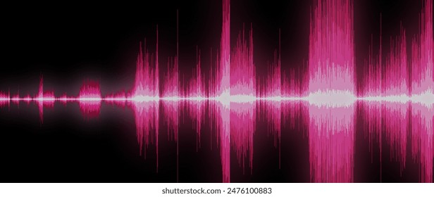 Sound wave background vector design in eps 10